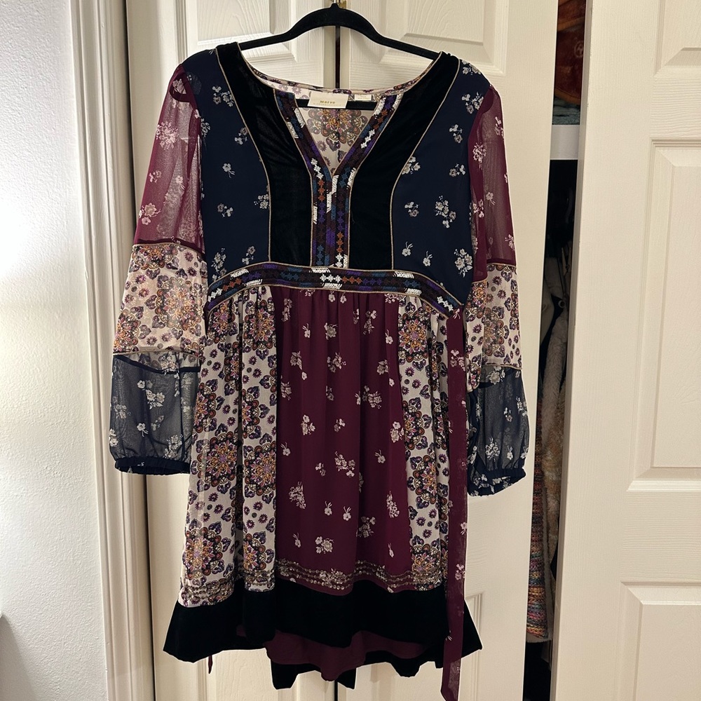 Anthropology Long-sleeved dress